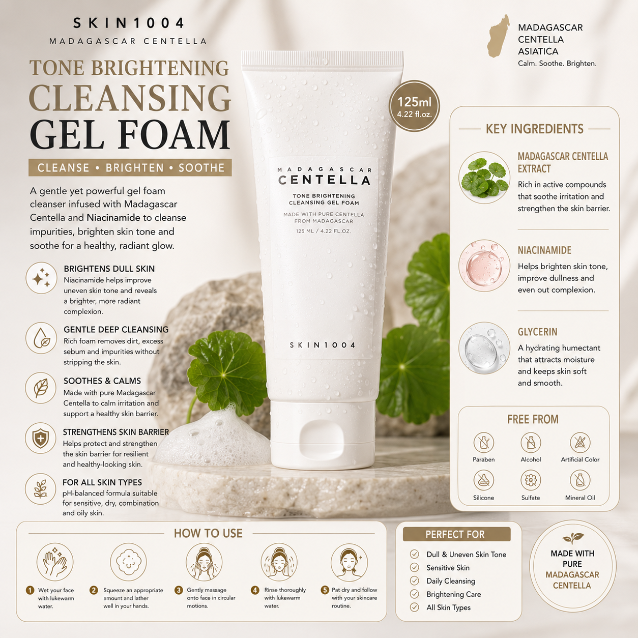 SKIN1004 Centella Daily Protection Set – 3-Piece Korean Skincare Routine