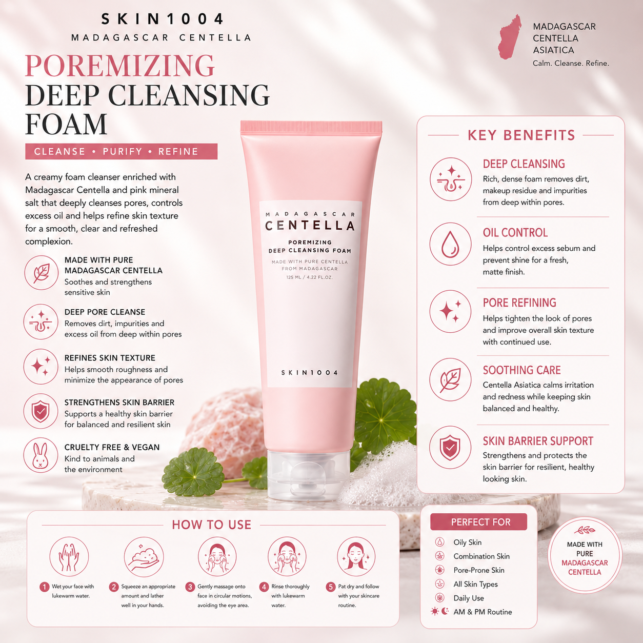 SKIN1004 Centella Pore Care Set – 3-Piece Korean Skincare Routine