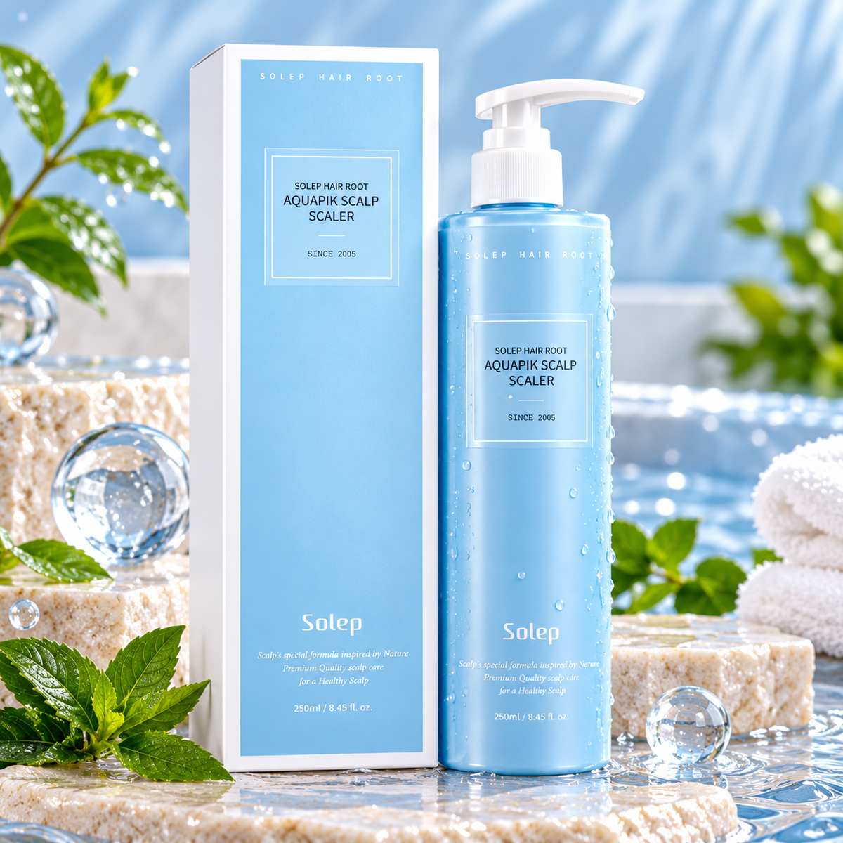 SOLEP Hair Root Aquapik Scalp Scaler 250 ml