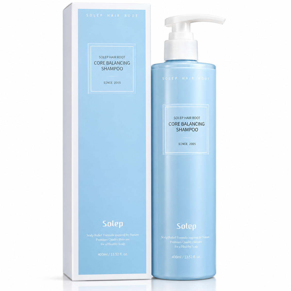 SOLEP Hair Root Core Balancing Shampoo 400 ml