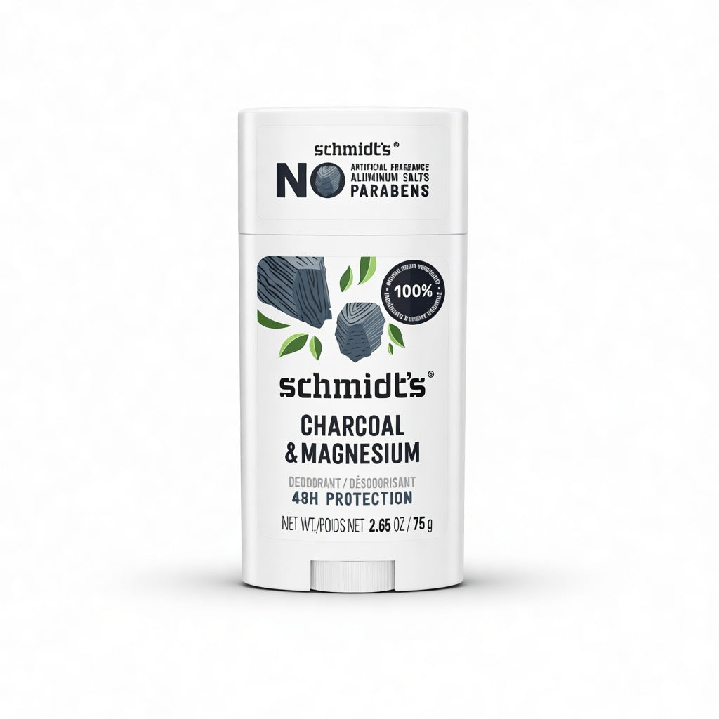 Schmidt's Natural Deodorant Stick Charcoal & Magnesium 75g