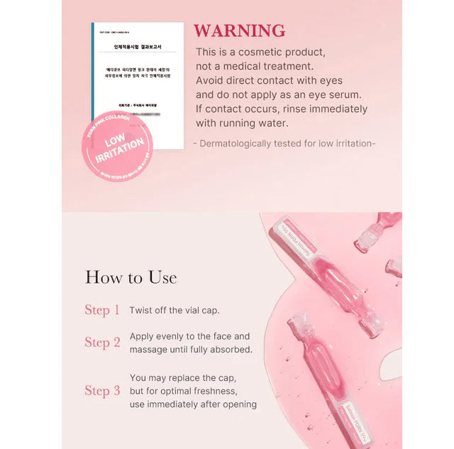 Medicube PDRN Pink One Day Serum 1.5ml x 10pcs