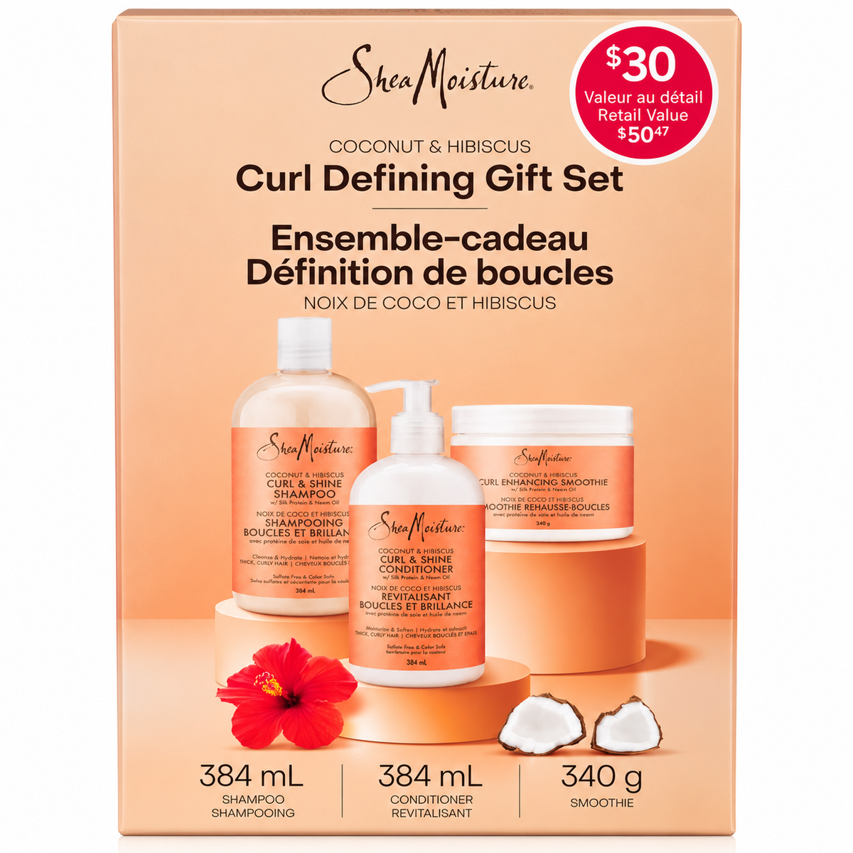 SheaMoisture Coconut & Hibiscus Curl Defining Gift Set