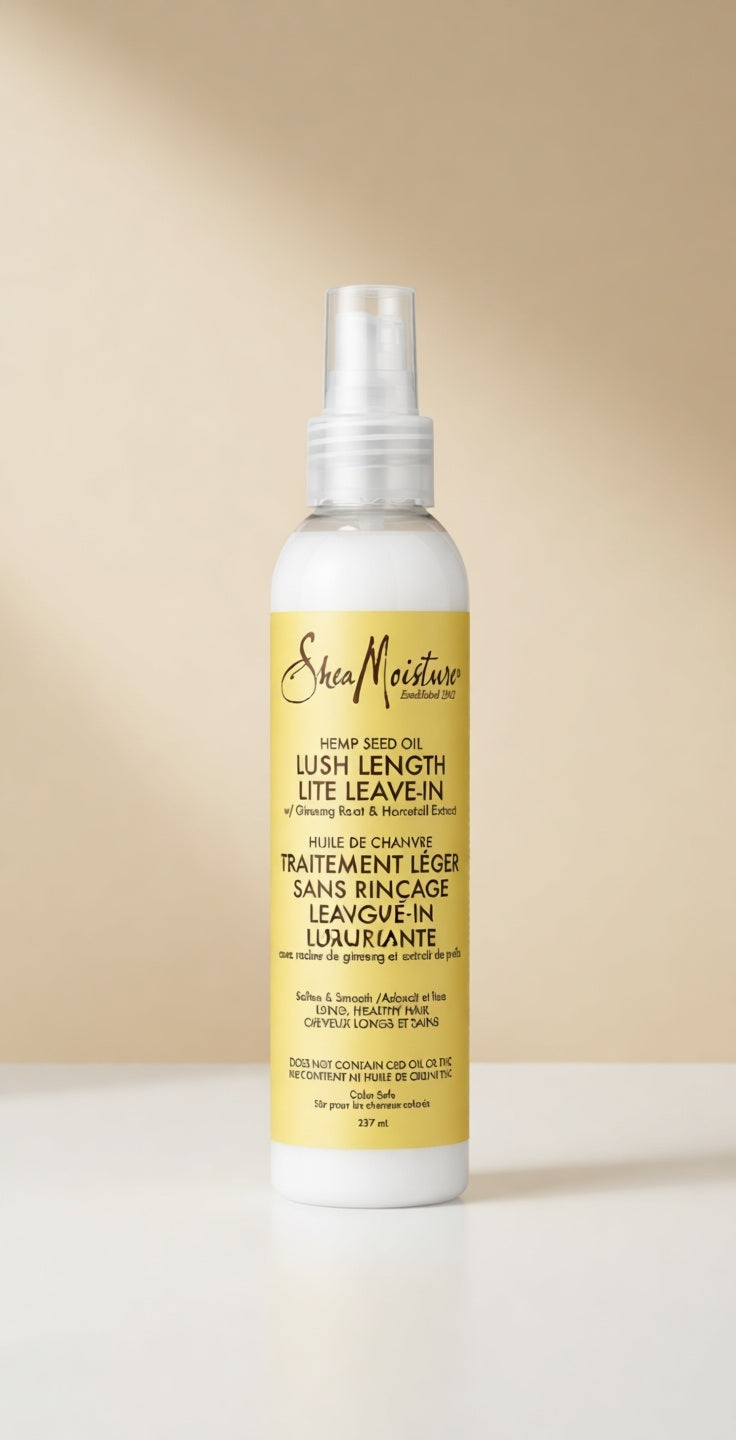 Shea Moisture Hemp Seed Oil Lush Length Lite Leave-In Conditioner 237ml