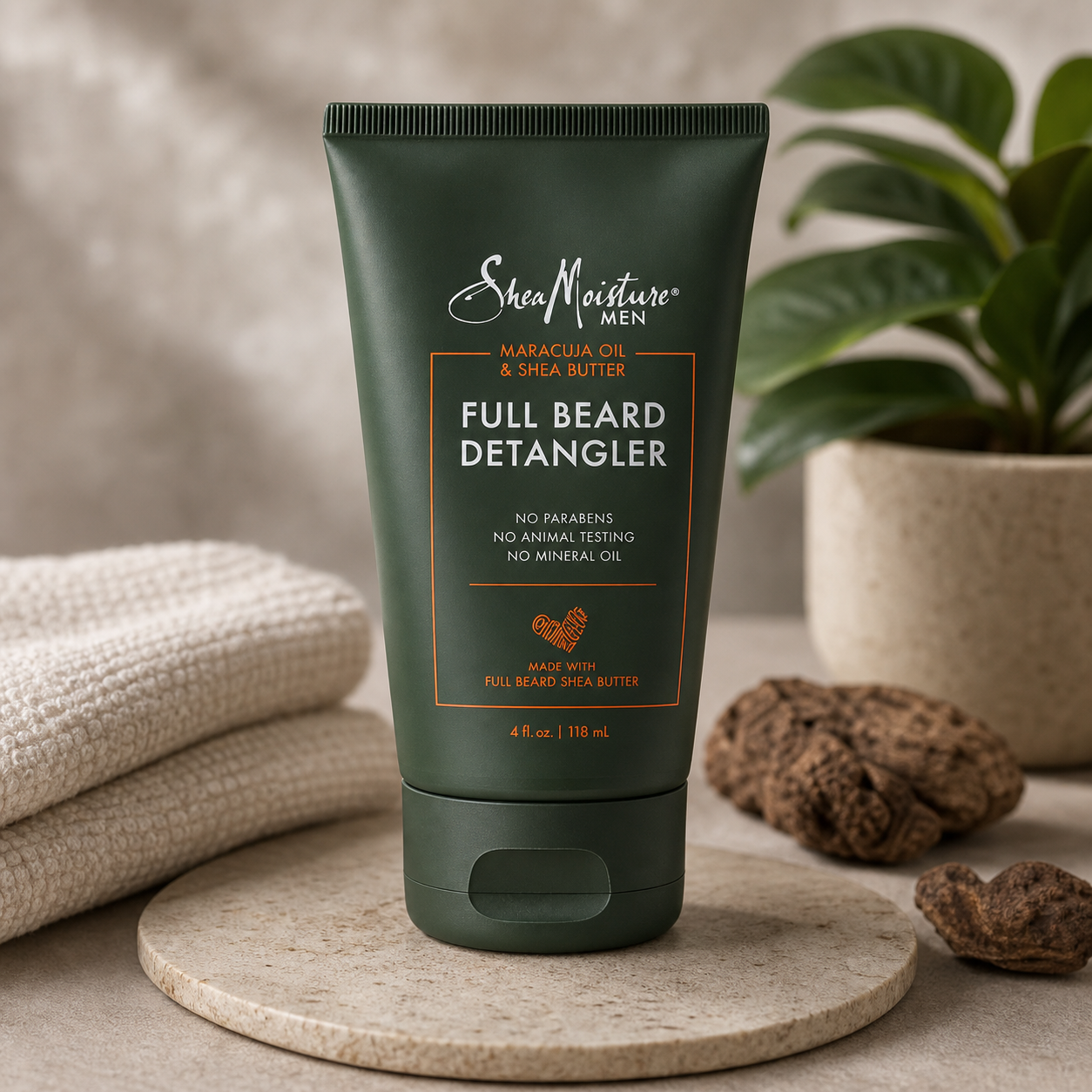 Second Chance SheaMoisture Men Maracuja Oil & Shea Butter Full Beard Detangler 118ml