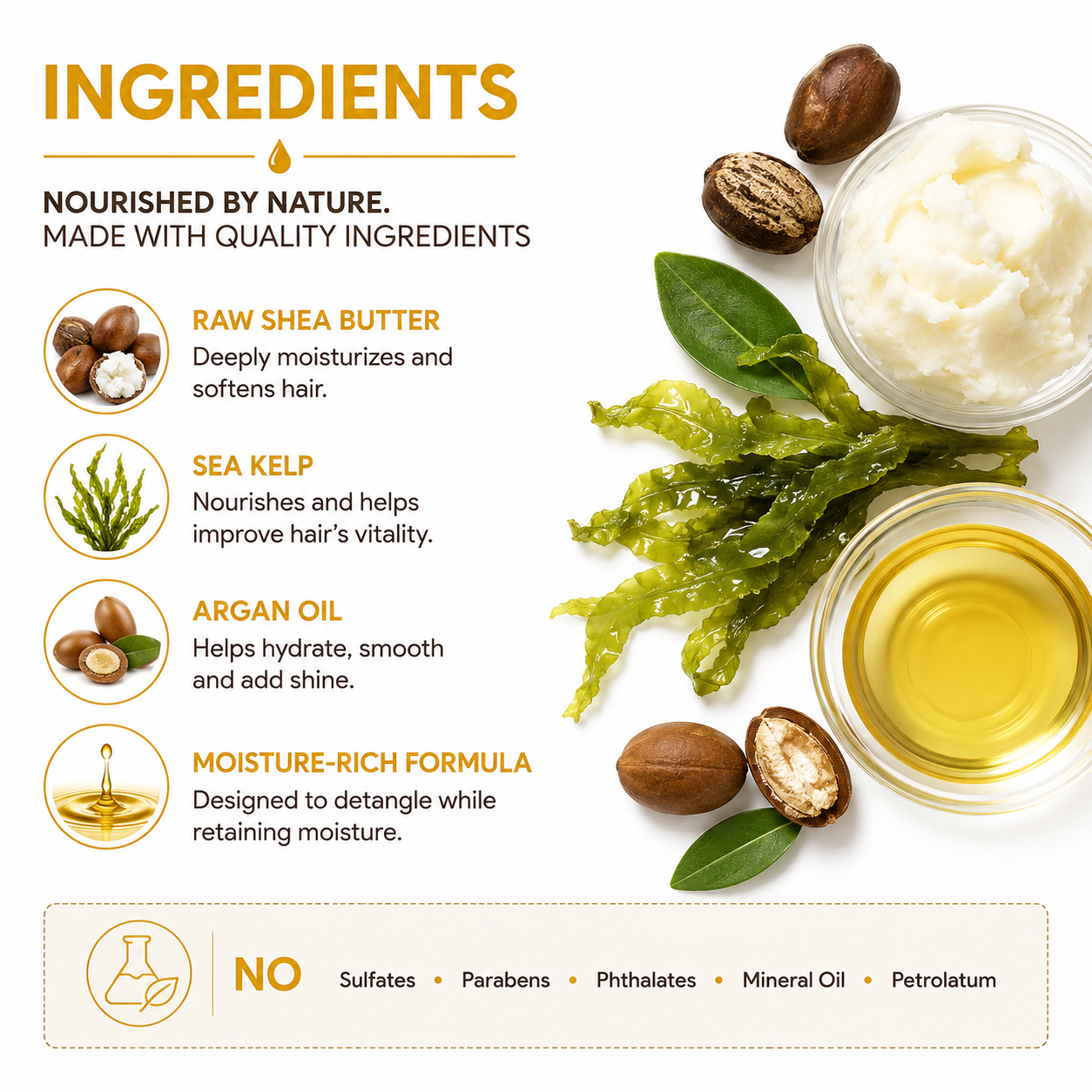SheaMoisture Raw Shea Butter Deep Moisturizing Detangler – 237 mL