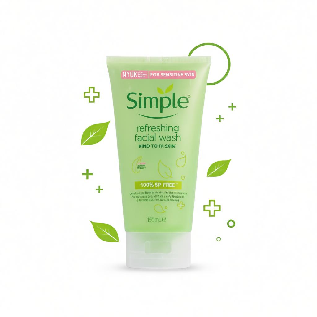 Second Chance Simple Kind to Skin Refreshing Facial Wash 150ml