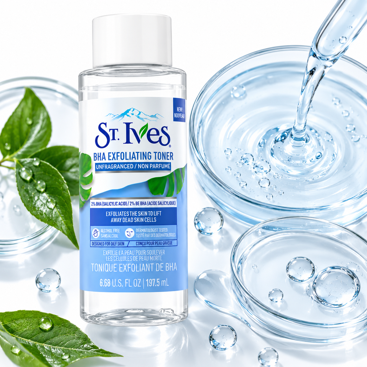 St. Ives Unfragranced BHA Exfoliating Toner 197.5ml