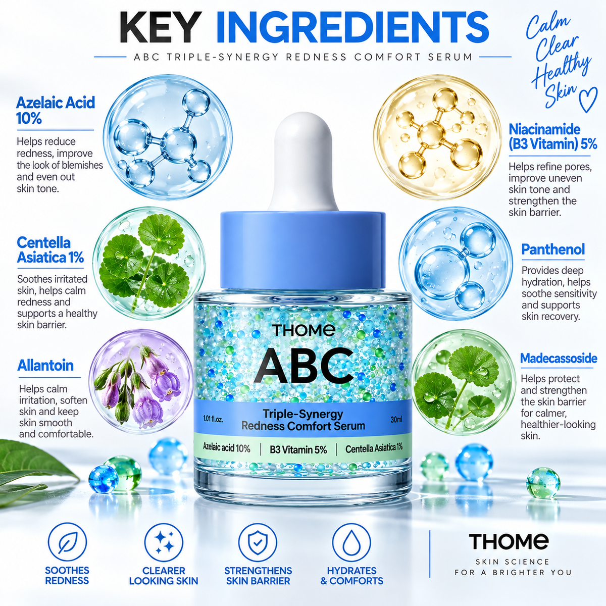 THOME ABC Triple-Synergy Redness Comfort Serum 30ml