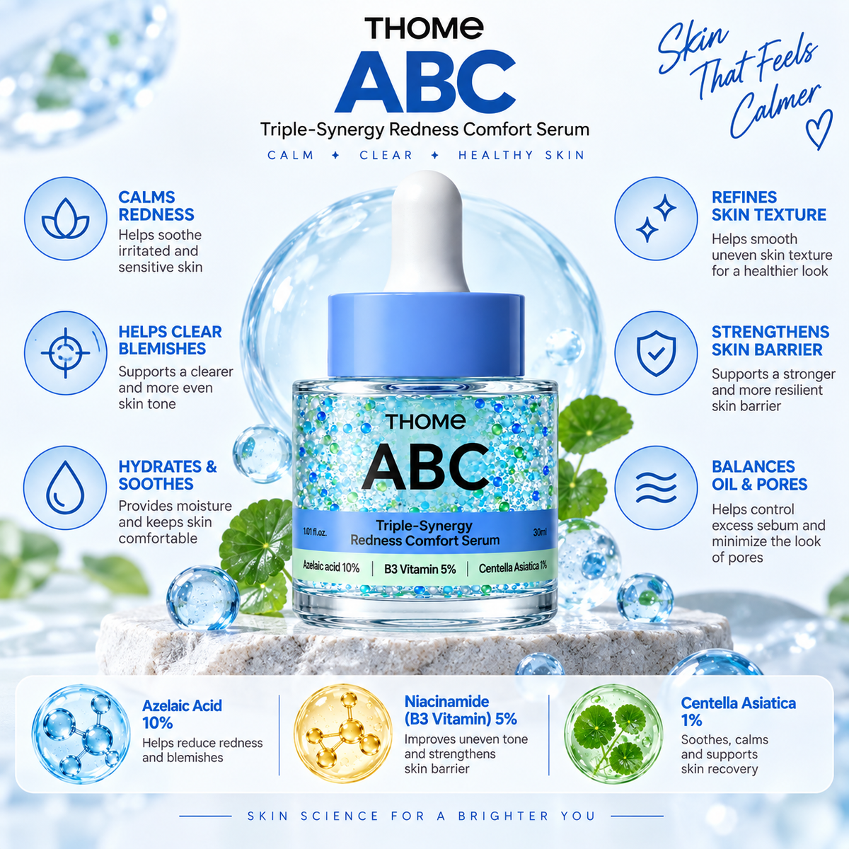 THOME ABC Triple-Synergy Redness Comfort Serum 30ml