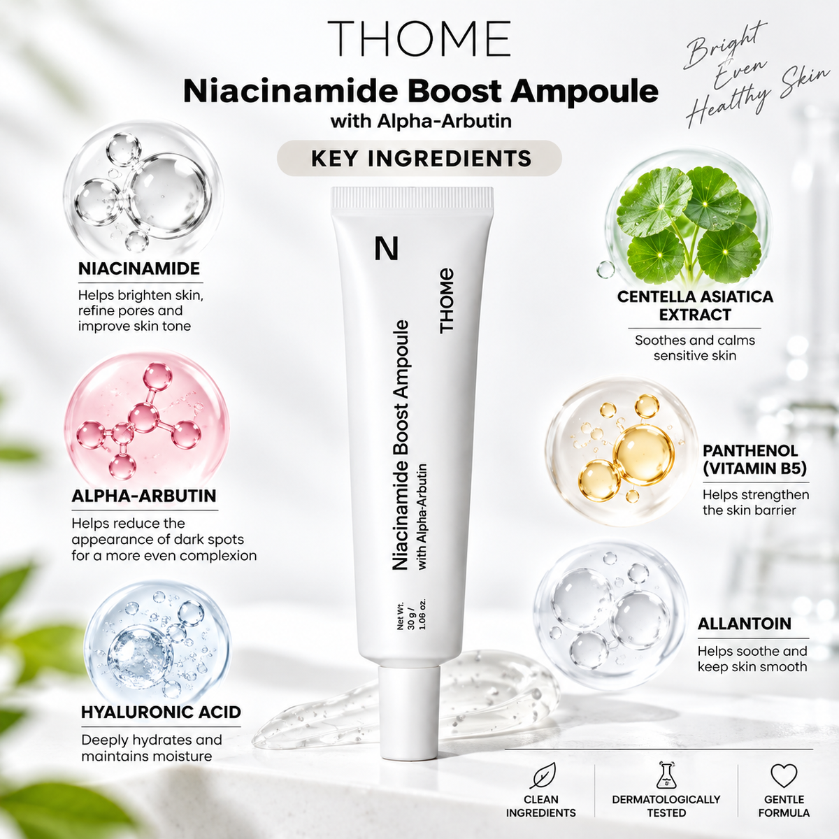 THOME Niacinamide Boost Ampoule 30g