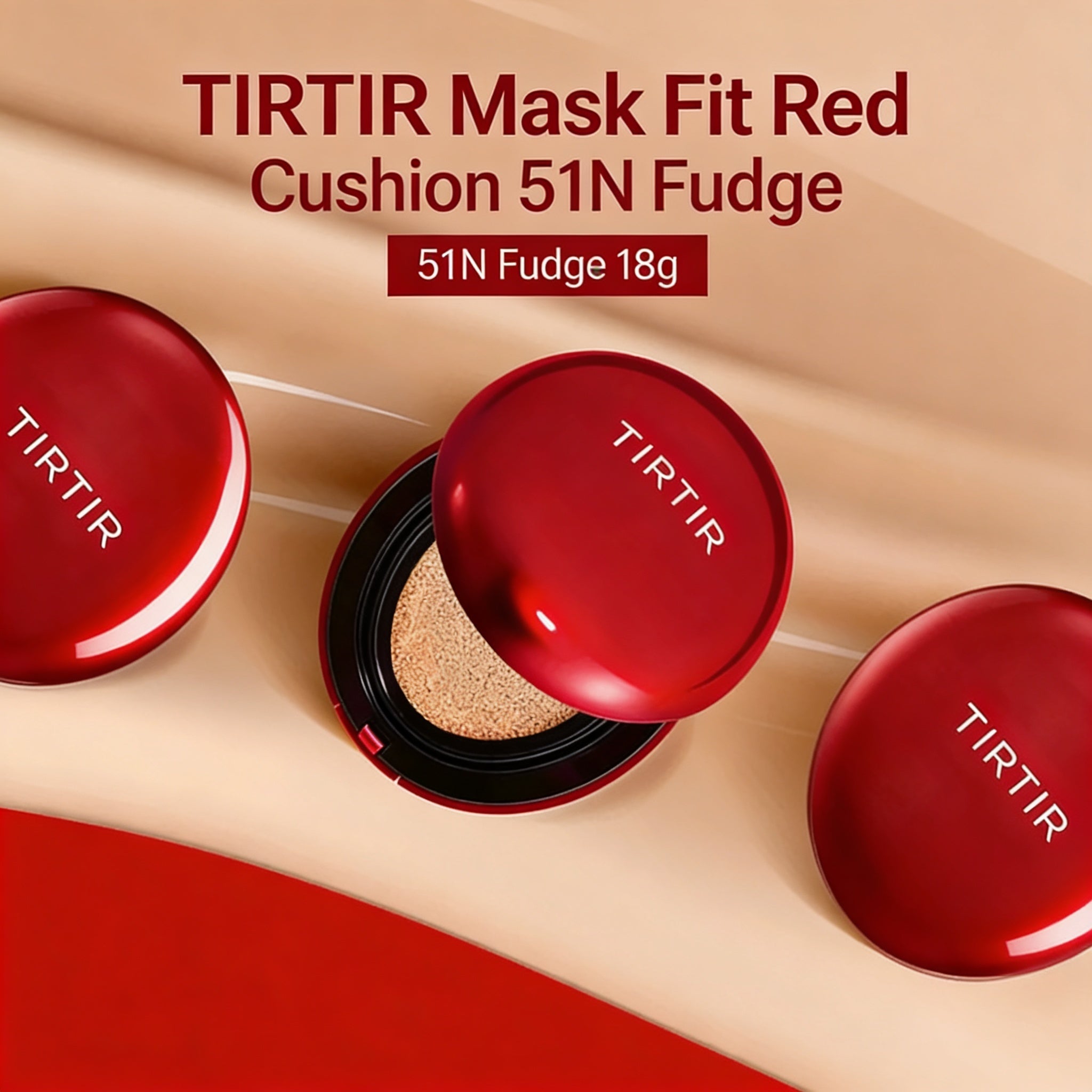 TIRTIR Mask Fit Red Cushion 51N Fudge 18g