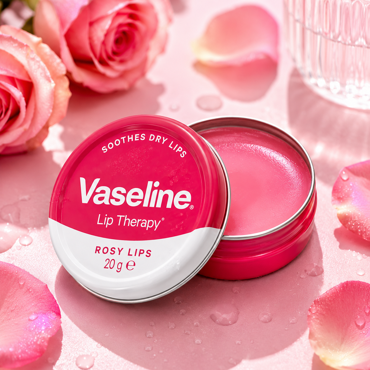 Vaseline Lip Therapy Rosy Lips Tin 20g