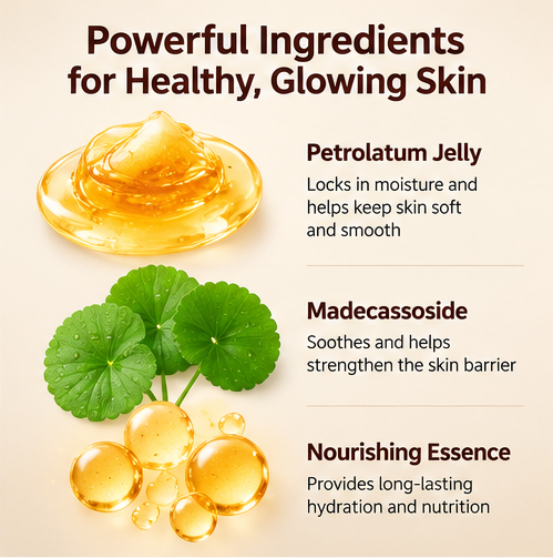 Vaseline Nourishing Sheet Mask Pack with Petrolatum Jelly Madecassoside 23 ml - 1 Sheet