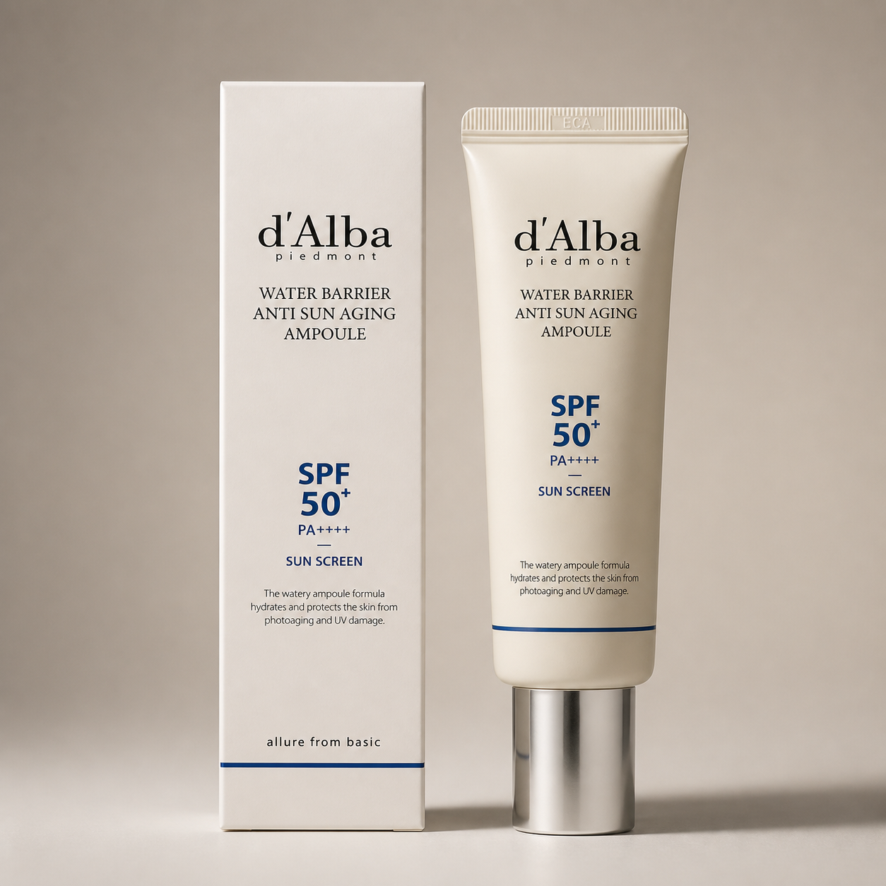 D'Alba Water Barrier Anti Sun Aging Ampoule 50ml
