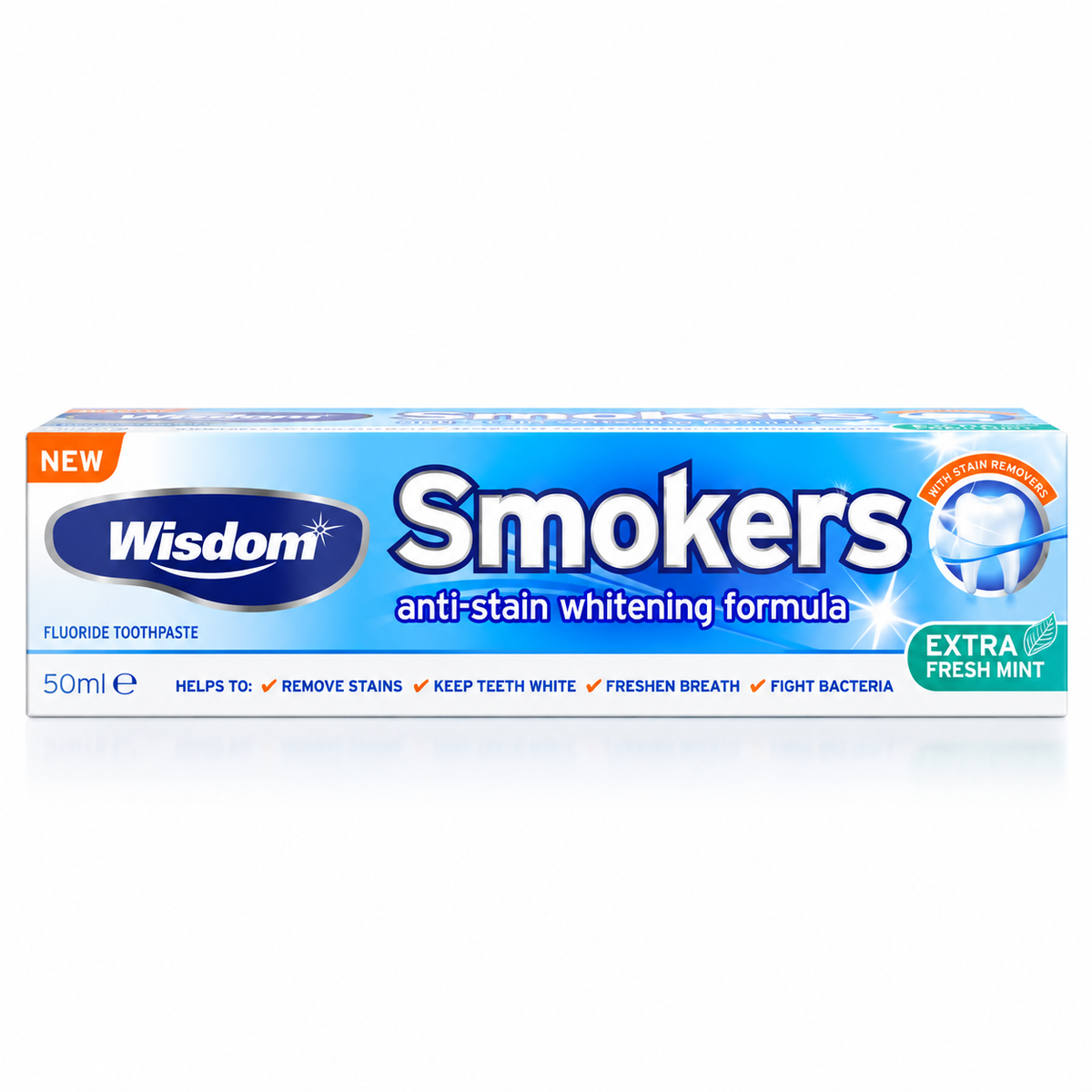 Wisdom Smokers Anti-Stain Whitening Formula Toothpaste 50 mL