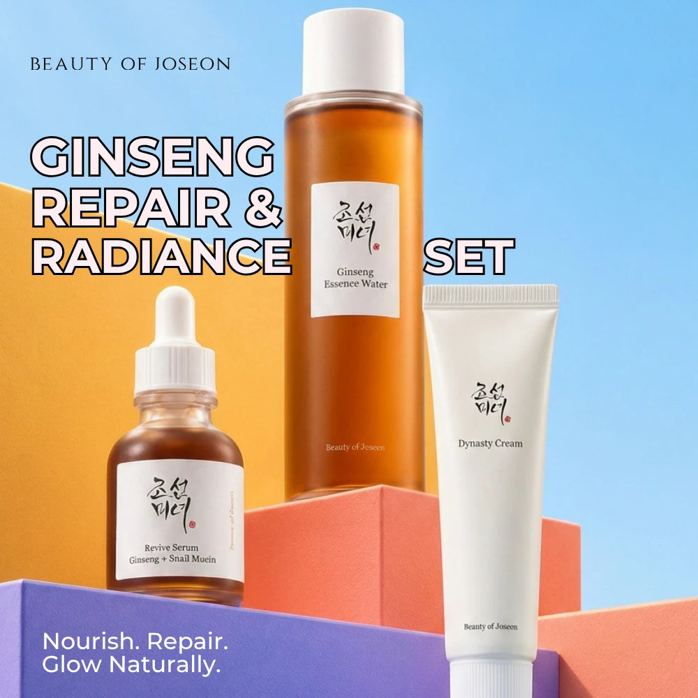 Beauty of Joseon Ginseng Repair & Radiance Set – 3-Piece Korean Skincare Routine