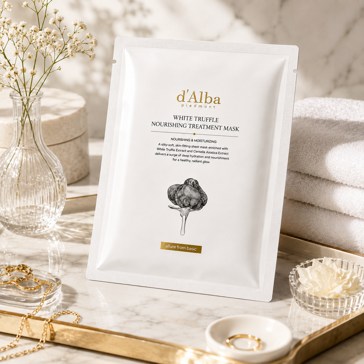 d'Alba White Truffle Nourishing Treatment Mask 1ea