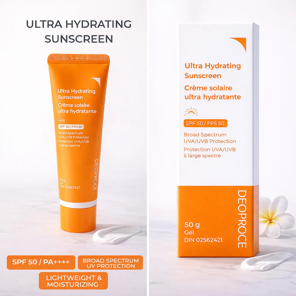 DEOPROCE Ultra Hydrating Sunscreen-No White Cast