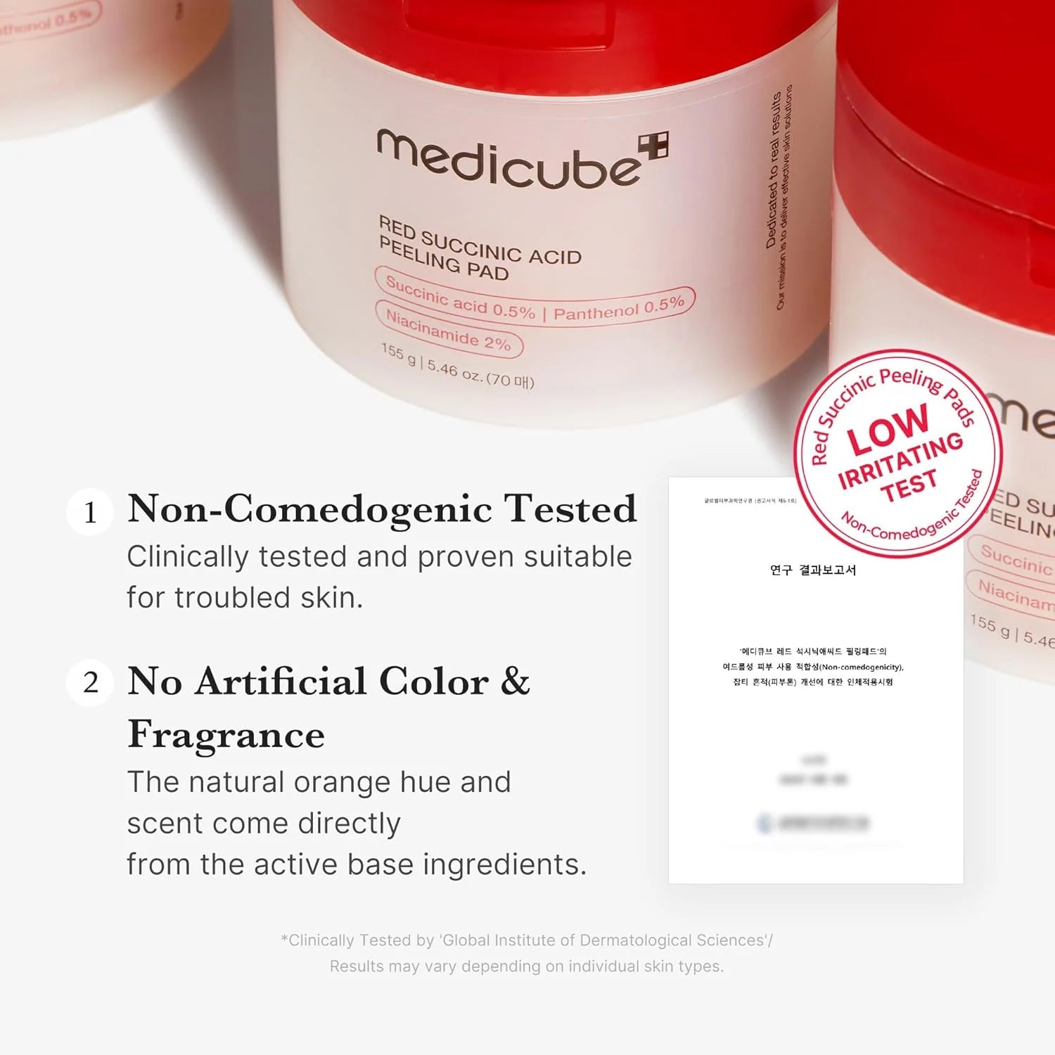 Medicube Red Succinic Acid Peeling Pad 155g