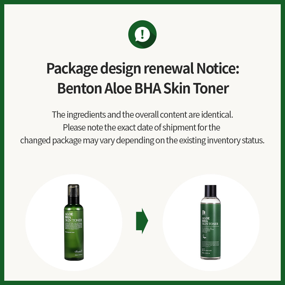 Aloe BHA Skin Toner 200mL