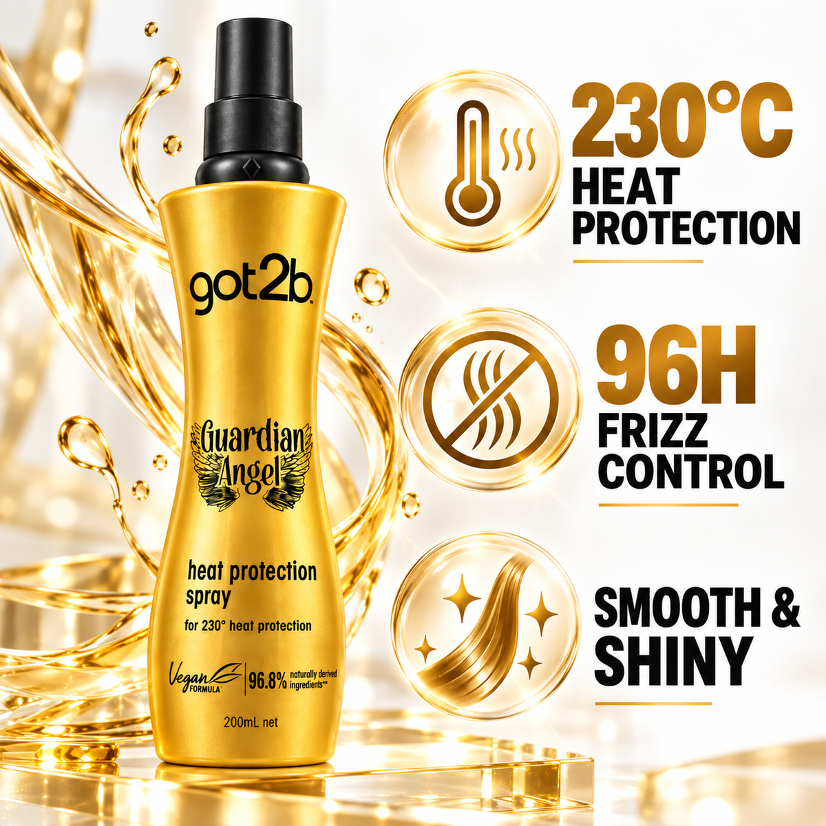 got2b Guardian Angel Heat Protection Spray 200ml