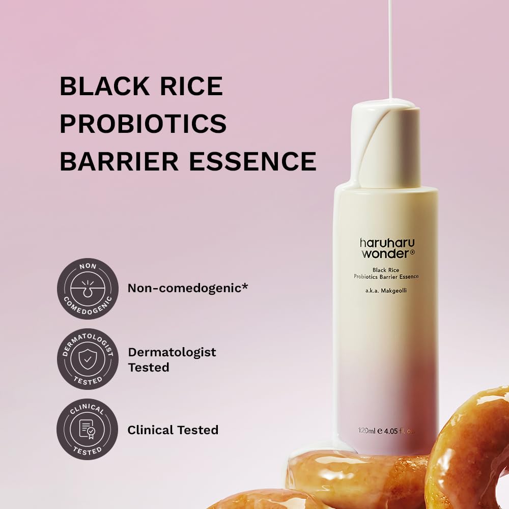 Haruharu Wonder Black Rice Probiotics Barrier Essence 120ml (a.k.a. Makgeolli Essence)