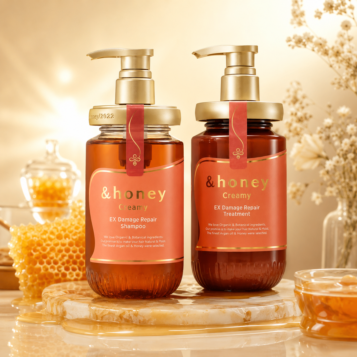 &honey Damage Repair Hair Care Set – 2-Piece