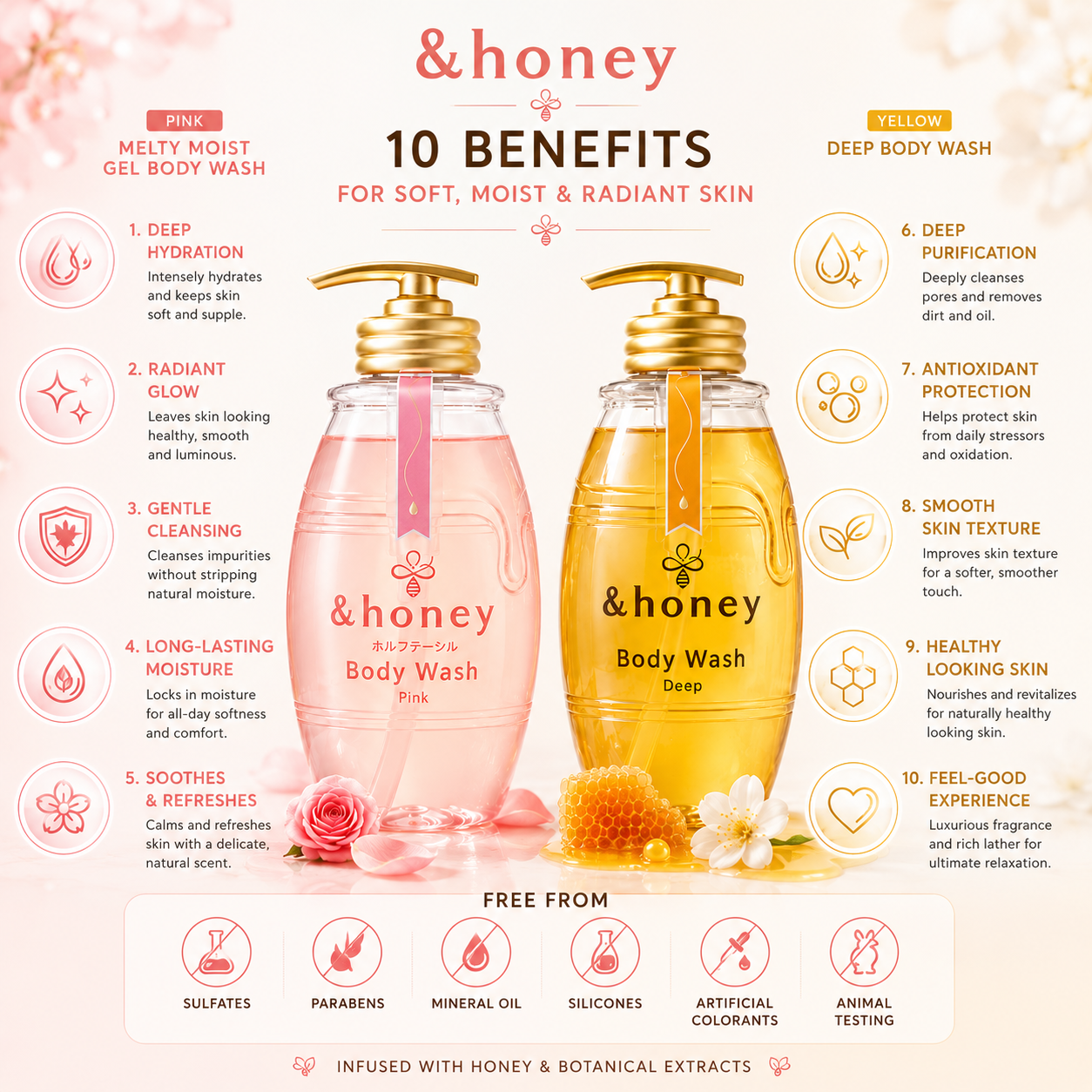 &honey Moisture & Shine Hair Care Set – 2-Piece