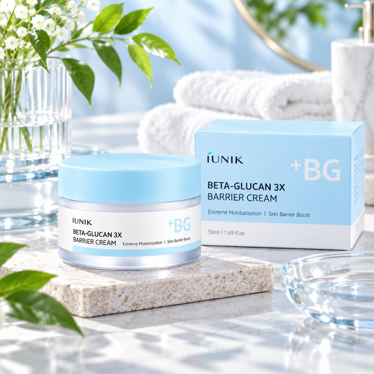 iUNIK Beta Glucan 3X Barrier Cream 50ml