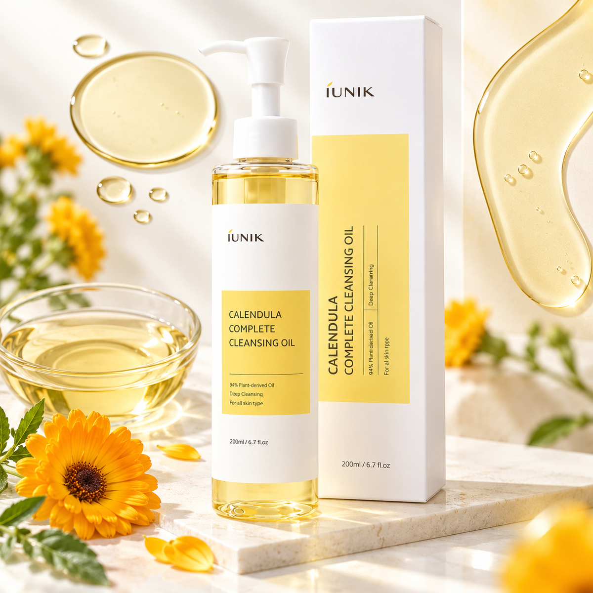 iUNIK Calendula Complete Cleansing Oil 200ml