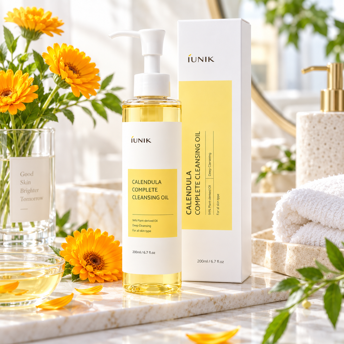iUNIK Calendula Complete Cleansing Oil 200ml