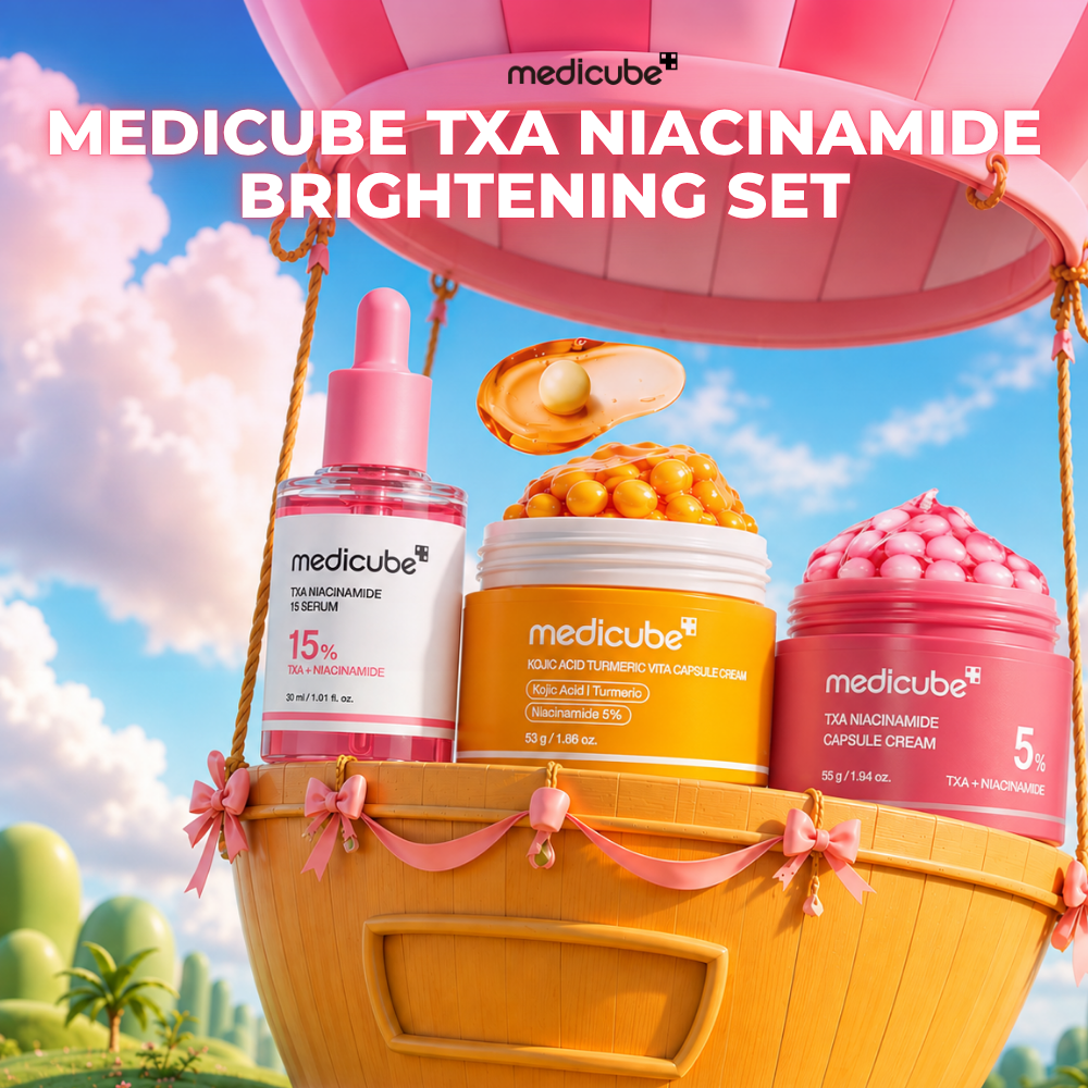 Medicube TXA Niacinamide Brightening Set – 3-Piece Korean Skincare Routine