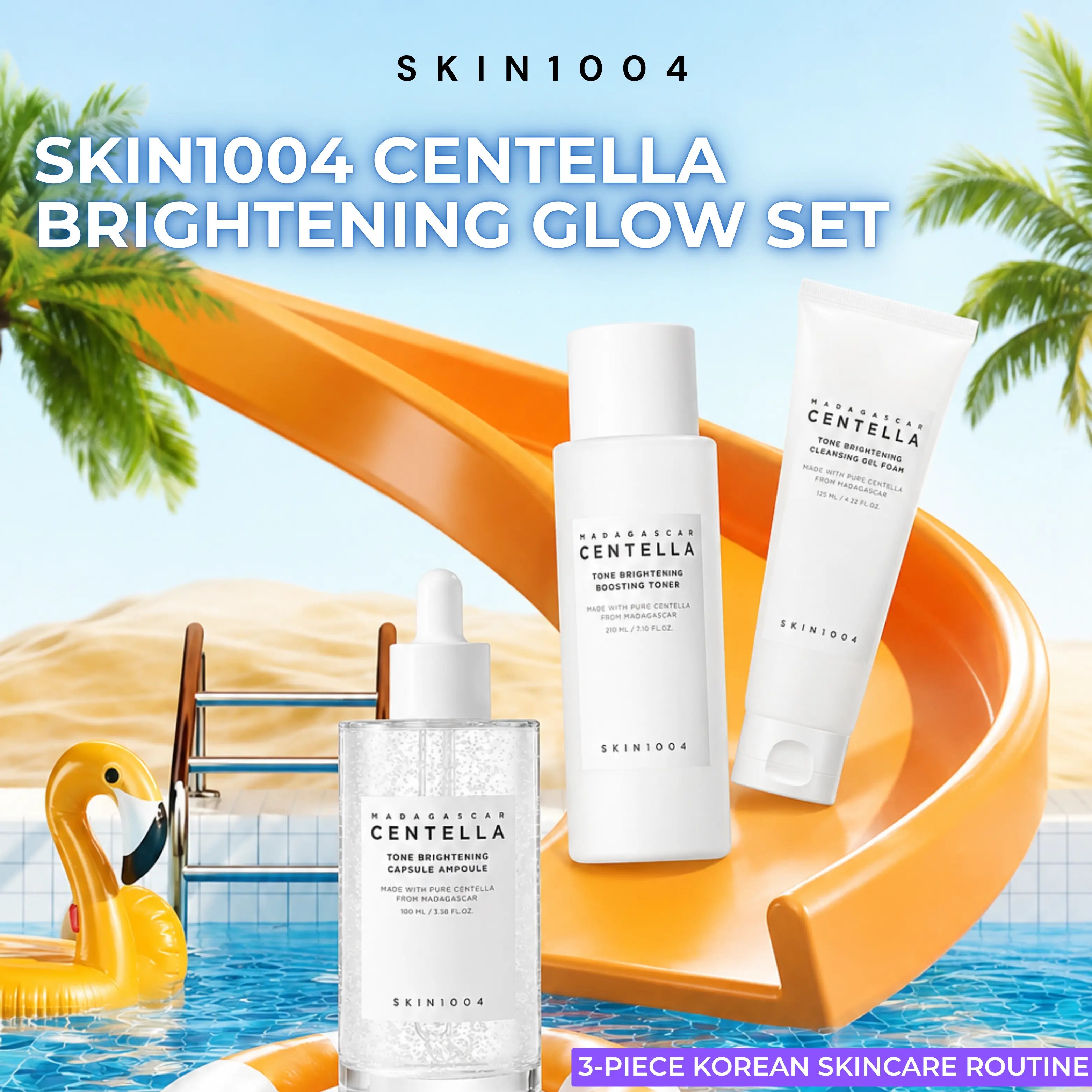 SKIN1004 Centella Brightening Glow Set – 3-Piece Korean Skincare Routine