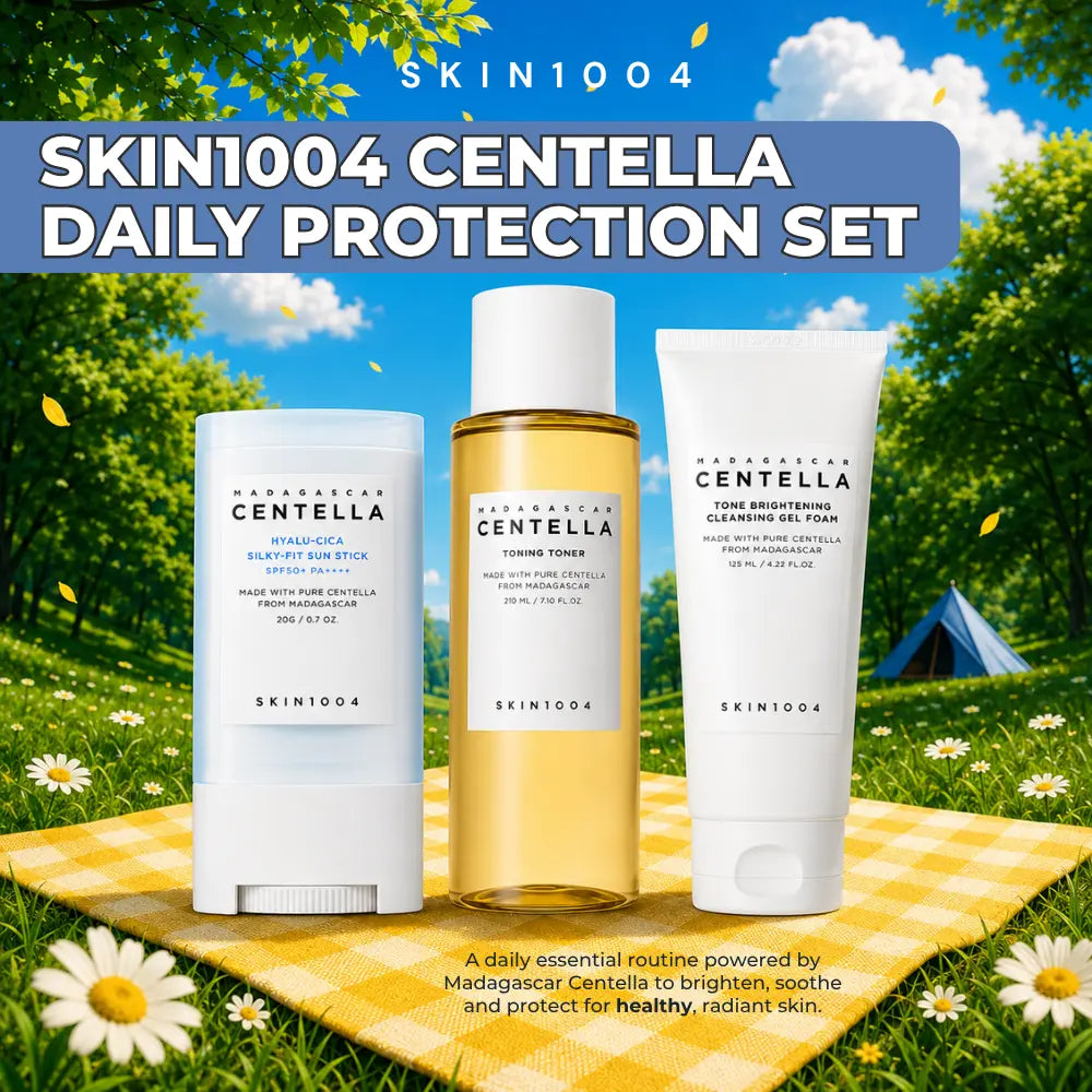 SKIN1004 Centella Daily Protection Set – 3-Piece Korean Skincare Routine