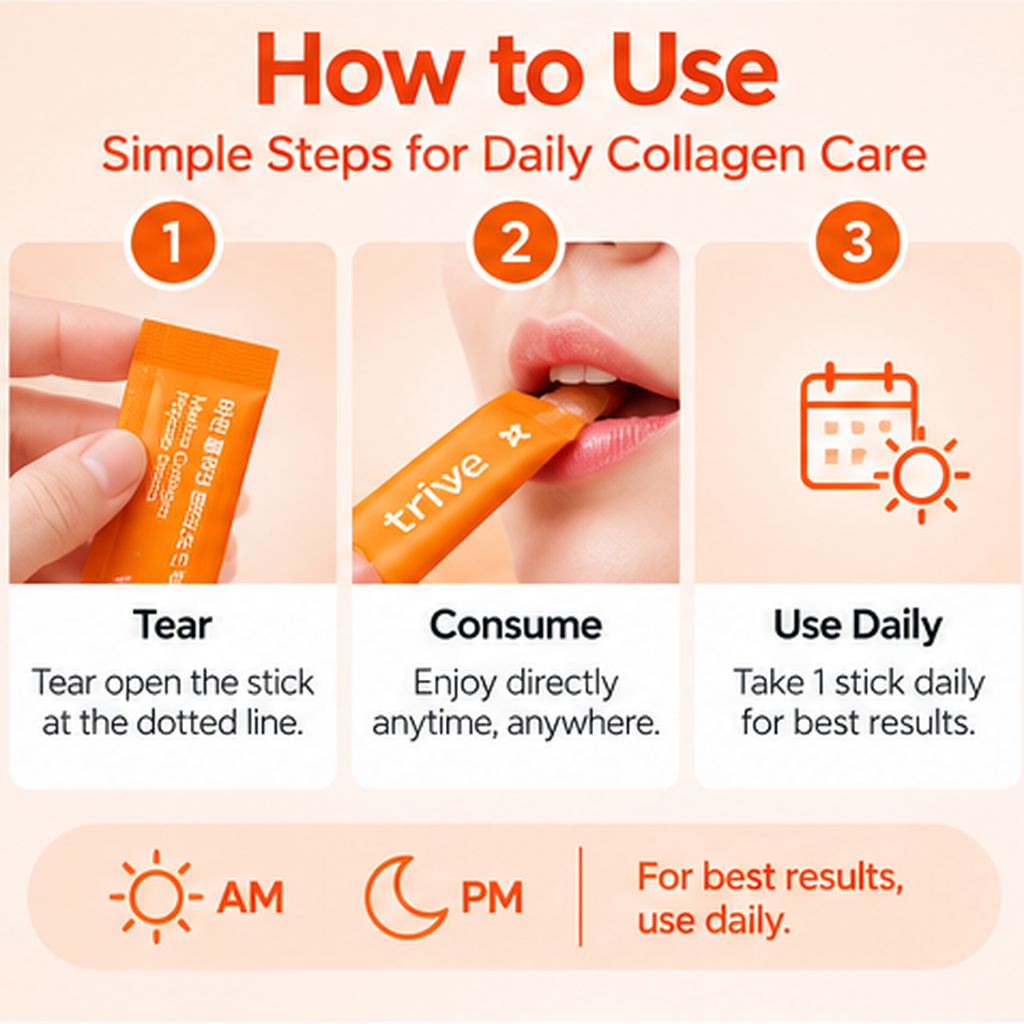 trive Marine Collagen Peptide Sticks 20g